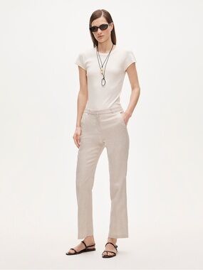 J Crew Kaya pant in stretch linen blend NWT , sz : 2